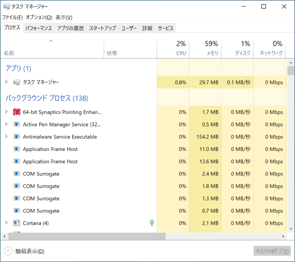 Windows 10 タスク マネージャーを表示する Windows入門ガイド パナソニック パソコンサポート